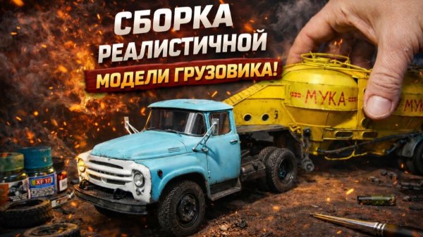 Ты никогда не сделаешь реалистичную модель. Как реалистично покрасить модель грузовика