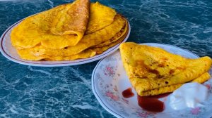 Масленица Блины тыквенные