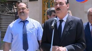 Как Рамазан Абдулатипов открывал мечеть имени имама Шамиля в Махачкале