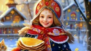 Семь дней волшебства. С масленичной неделей. Роскошная музыкальная открытка.