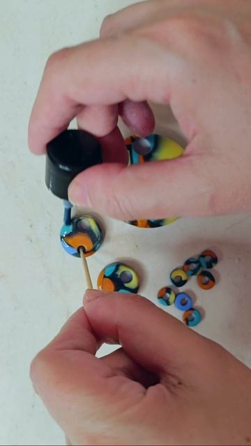 Серьги из полимерной глины