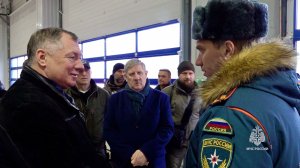 Марат Хуснуллин оценил восстановленную пожарную часть в Мариуполе