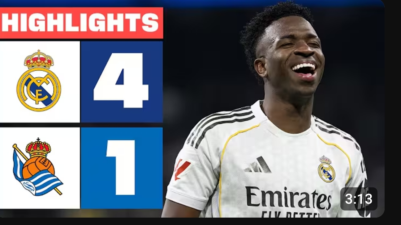 Реал Мадрид — Реал Сосьедад. Обзор матча. Испания, тур 24 смотреть онлайн