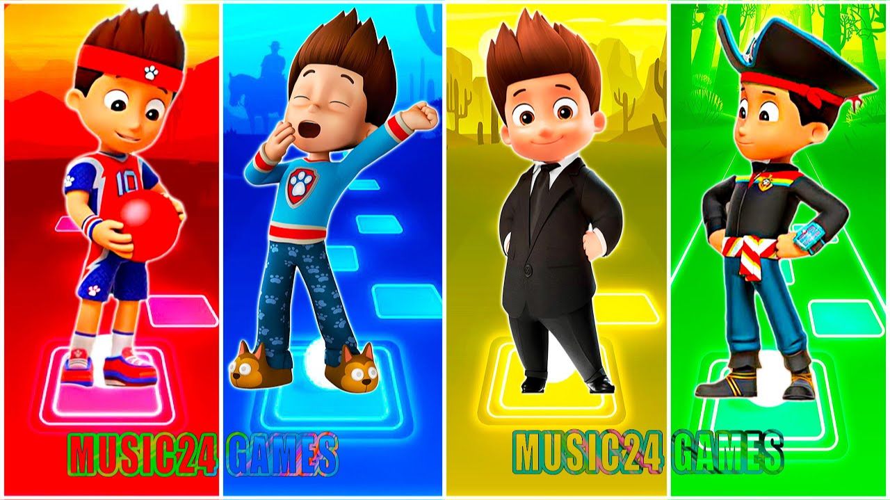 Мультики для Детей Щенячий Патруль Tiles Hop - РАЙДЕР, РАЙДЕР, РАЙДЕР, РАЙДЕР смотреть онлайн