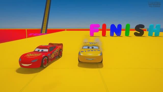 Молния маквин и его друзья проходят испытание зомби монстры волшебство смотри детский мультик тачка