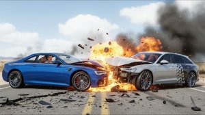 BeamNG Drive - Аварии на высокой скорости