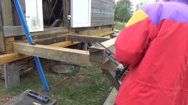 Жизньв Деревне-Разобрал Веранду-Строю Новую-Осень
