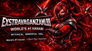 Мобайллегендс апаю топ 1 мира Ханаби.