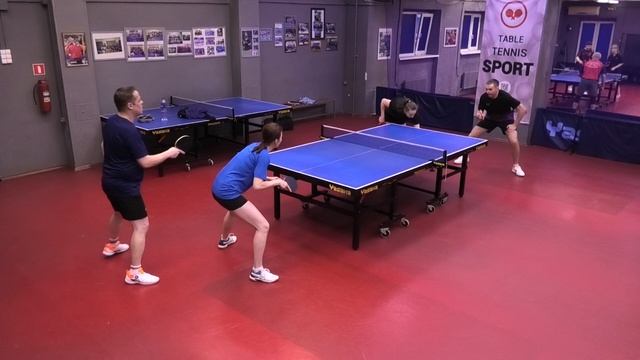 отбор Виноградов/Шарый (1082) — Мухин/Кузнецова (690) 08.02 Парный МИКСТ настольный теннис