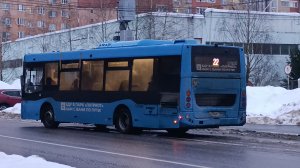 ЛиАЗ 4292.60 на 22 маршруте на остановке Автосервис в г Звенигород