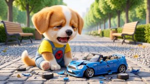 😢 Маленький щенок сломал чужую игрушку... Но он сделал всё, чтобы исправить свою ошибку 🐶💔