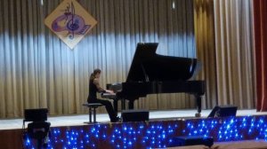 Хромченкова Евгения  И. С. Бах Жига, Ф. Шопен Вальс