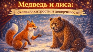 «Медведь и лиса: сказка о хитрости и доверчивости»