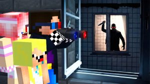 👀ЗРЯ МЫ ПОДГЛЯДЫВАЛИ ЗА СОСЕДОМ В 3 ЧАСА НОЧИ В МАЙНКРАФТ! ШЕДИ МЕН MINECRAFT