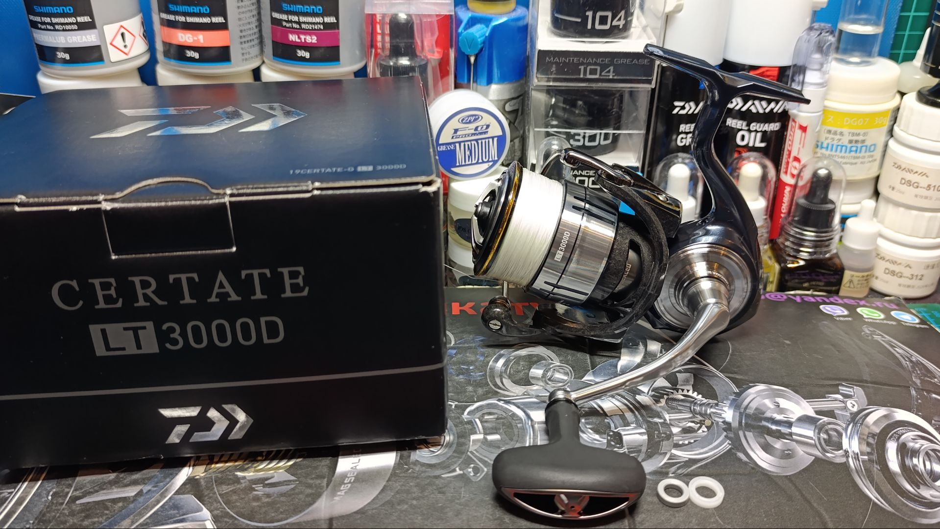 Разбор и техническое обслуживание Daiwa 19 Certate 3000 смотреть онлайн