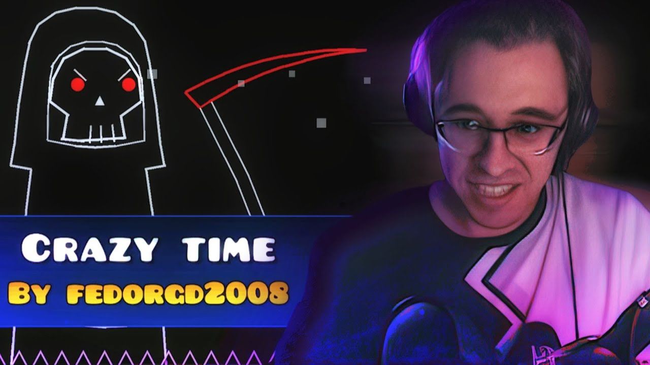 КРЕЙЗИ ТАЙМ - ШЕДЕВР ТИКТОКА И YOU'VE BEEN TROLLED в Geometry Dash смотреть онлайн