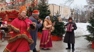 Прогулки по Москве.  Масленица на Тверском бульваре.
