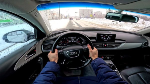 2015 AUDI A6 POV TEST DRIVE