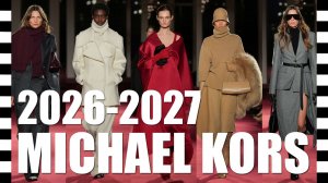 📍 MICHAEL KORS коллекция осень-зима 2026-2027 на Неделе моды в Нью-Йорке