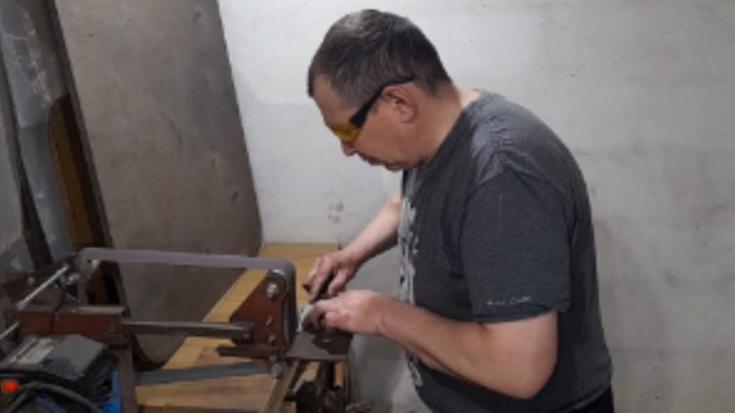 Востановление сломанного ножа ....наскоряк