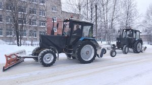очистка дорог от снега 193 часть