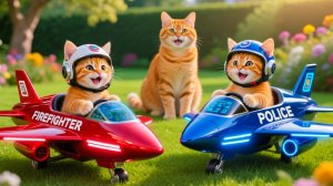 Мама-Кошка Подстригает мех на ферме и Шьет Тигровую шапочку Для Котят Дома🐾🎩🐯