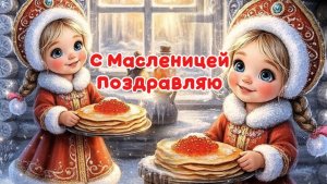 16 Февраля Масленица. С Масленице с праздником красивое видео поздравление.