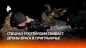 Мобильные группы спецназа Росгвардии прикрывают небо над Белгородской областью