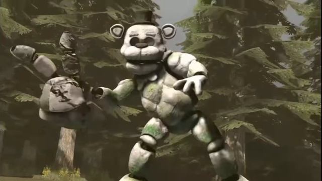 💀👁️💀фнаф битва каменые против лесных аниматроников фнаф!!!???!!!💀👁️💀