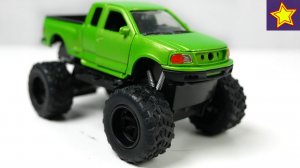 Машинки Покраска и Установка Пикапа на Большие колеса Часть2