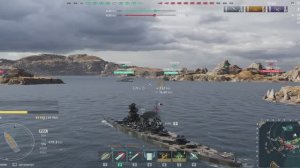 Мир кораблей (World Of WarShips).Линкор Gascogne+линкор Kii