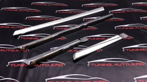 A84 | Молдинги дверей Toyota Land Cruiser 200 с 2016 (хром)