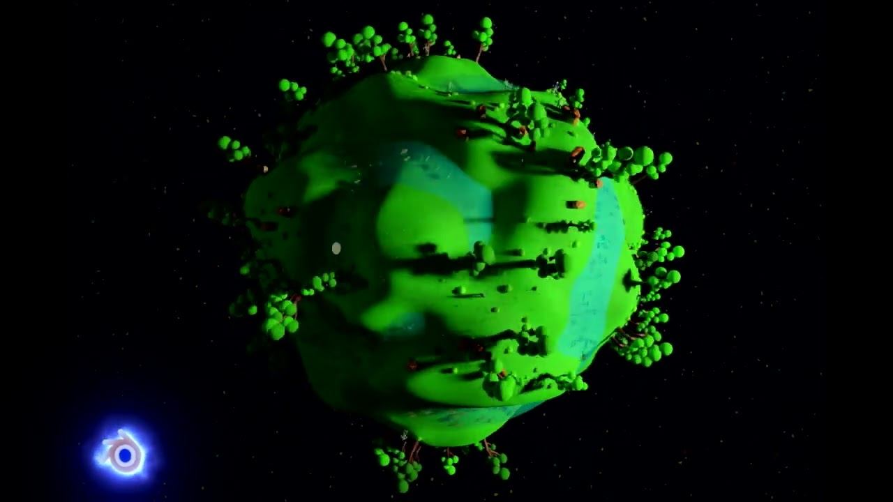Blender Модель планеты смотреть онлайн