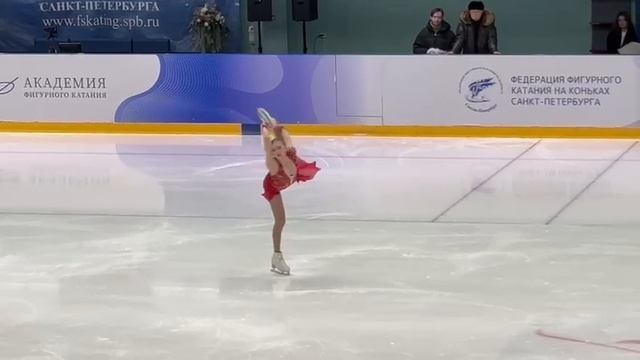 Софья Муравьева. Короткая программа на Чемпионате Санкт-Петербурга по фигурному катанию. 14.02.2026