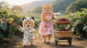 Рыжик и Мама-кошка готовят Токбокки, чтобы поприветствовать своих друзей Смешные видео с кошками