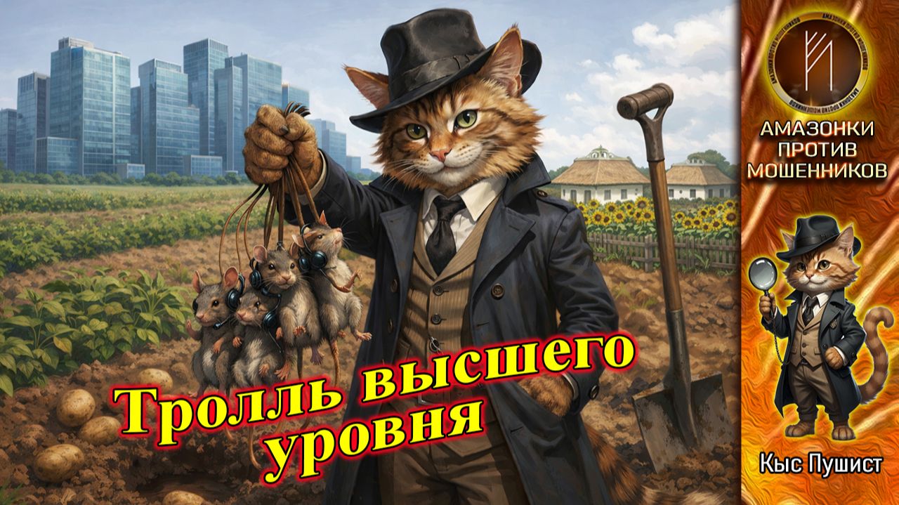 Кыс Пушист. Можно вывезти рогуля из деревни, но деревню из рогуля -никогда. Телефонное мошенничество смотреть онлайн