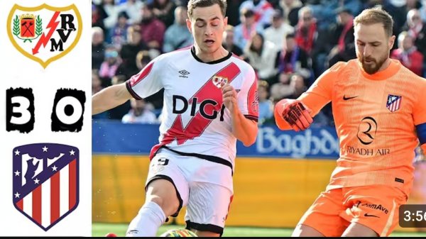 Райо Вальекано — Атлетико. Обзор матча. Испания, тур 24