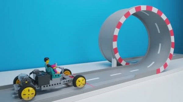 Может ли автомобиль LEGO пережить петлю?