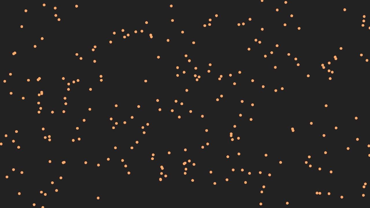 Броуновское движение Brownian motion visual studio sfml c++ смотреть онлайн