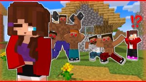 Джей Джей стал ДЕВОЧКОЙ и пользуйся популярностью у МАЛЬЧИКОВ?! Майнкрафт Мультик