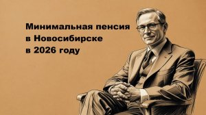 Минимальная пенсия в Новосибирске в 2026 году