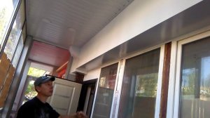 Монтаж металлического фриза. Часть 2.