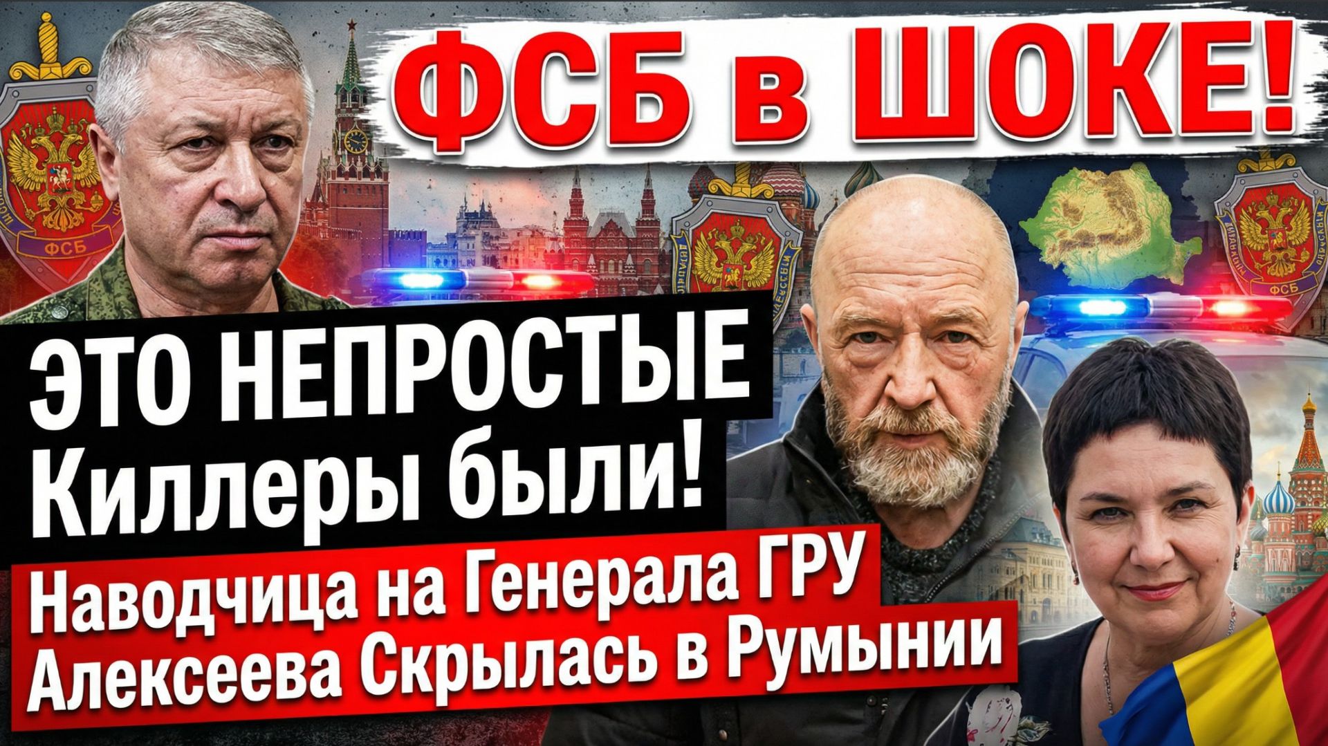 ФСБ в ШОКЕ! Это НЕПРОСТЫЕ Киллеры были! Наводчица на Генерала ГРУ Алексеева Скрылась в Румынии смотреть онлайн