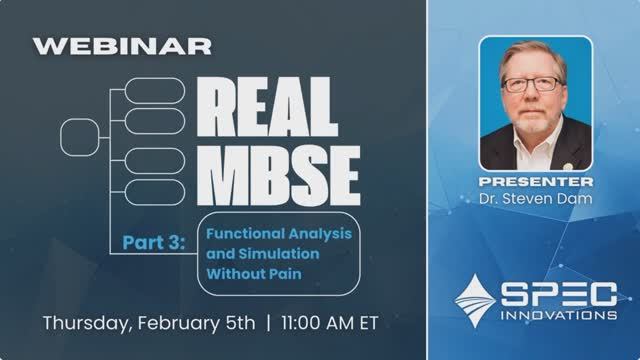 Webinar Innoslate Part 3 Real MBSE: Functional Analysis and Simulation Without Pain 05.02.2026 rus смотреть онлайн