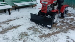 Первый снег 2025 с агромаш мт 110