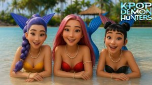 Руми, Мира и Зои русалки. Охотники на демонов.