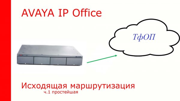 IP Office. Исходящая маршрутизация. часть 1. Простейшая