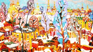 Зимние пейзажи художника Дмитрия Холина