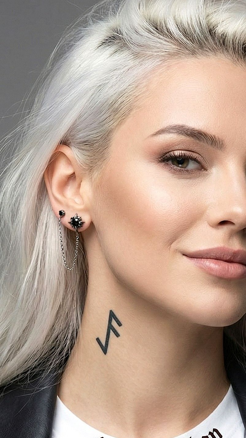 Двойная серьга‑пусет "Starburst" с цепочкой и чёрными фианитами от StarfallShop