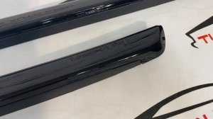 633 | Молдинги дверей Toyota Land Cruiser 200 с 2016 (черные)